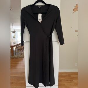 Banana republic black wrap dress size XXSP